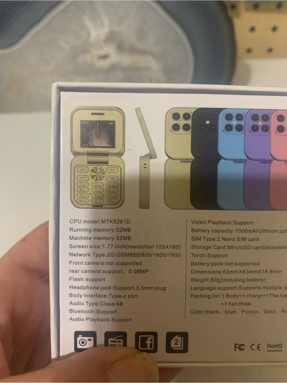 I17 pro basic flip phone - Picture 6 of 6